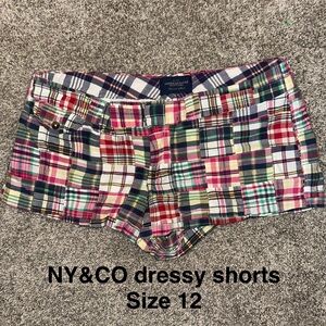 New York & Company Women's Plaid Shorts - Multicolor